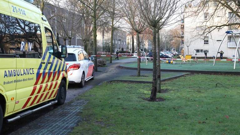 Het schietincident vond plaats in de buurt van een speeltuin (Foto: Gabor Heeres).