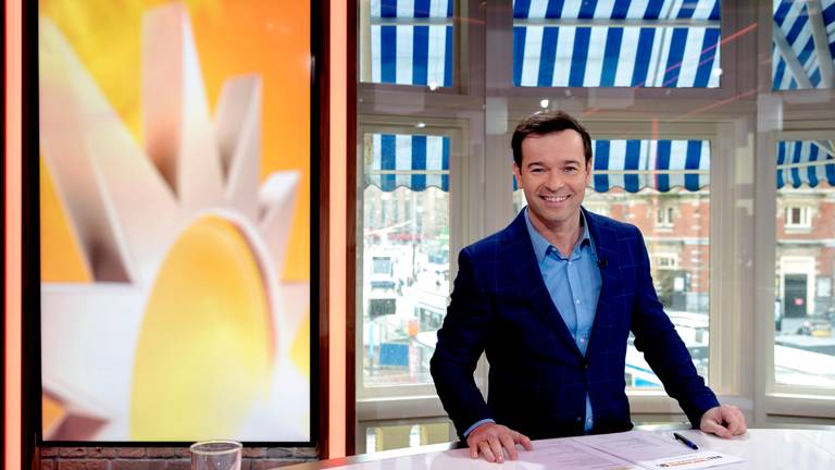 Peter van der Vorst aan het werk bij RTL Boulevard (Foto: ANP)