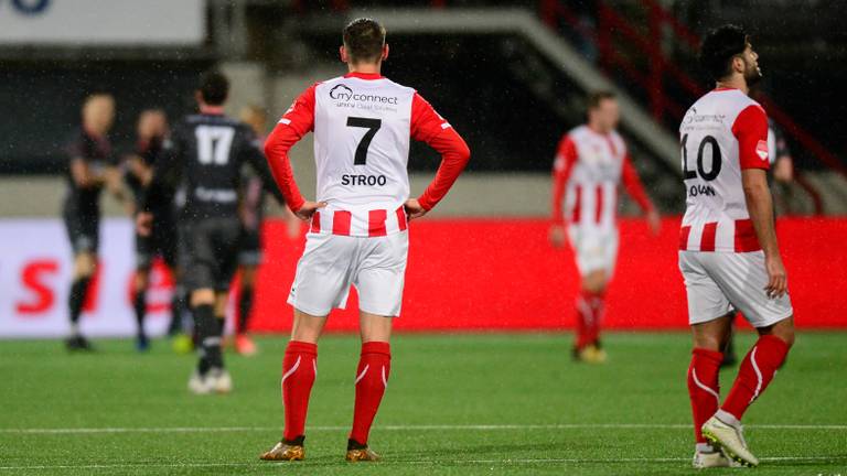 Teleurstelling bij TOP Oss-spelers (foto: OrangePictures).