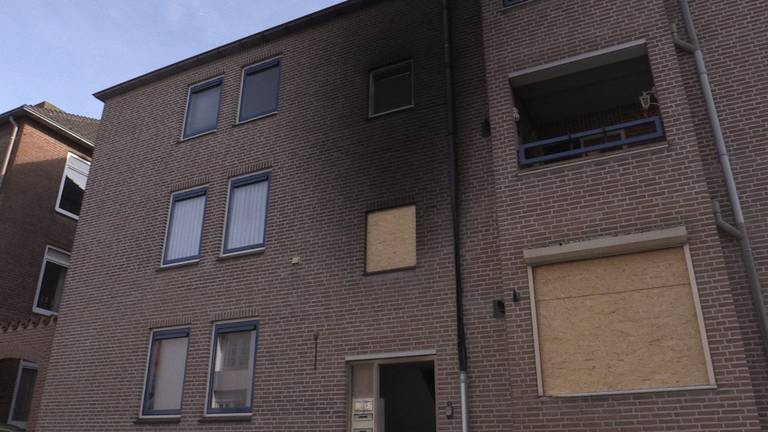 Het huis is beschadigd. (Foto: Merel de Leuw)