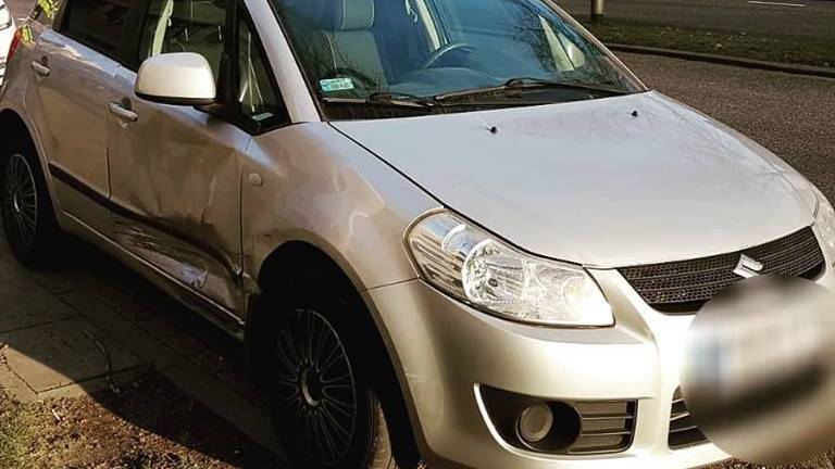 De auto werd in beslag genomen. (Foto: politie)