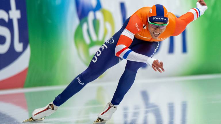 Dai Dai Ntab: geen rol van betekenis tijdens de 500 meter in Inzell. (Foto: Orange Pictures)