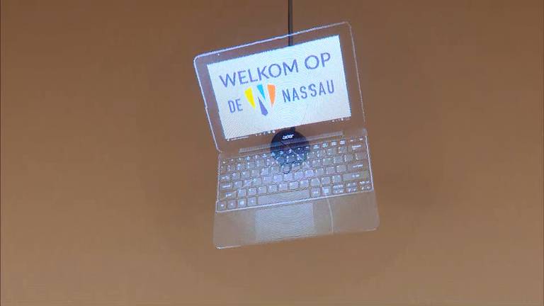 Dit hologram is nu al te zien op De Nassau in Breda