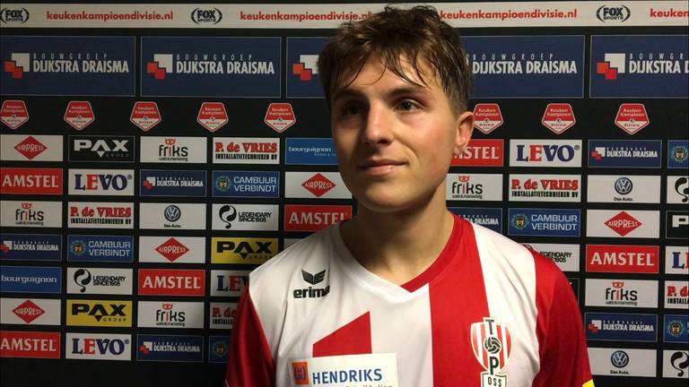 Dean van der Sluys kon geen carnaval vieren wegens de uitwedstrijd tegen Cambuur