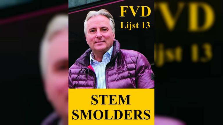 Smolders is lijstduwer voor FvD.