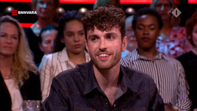 Duncan Laurence heeft alle reden tot lachen.