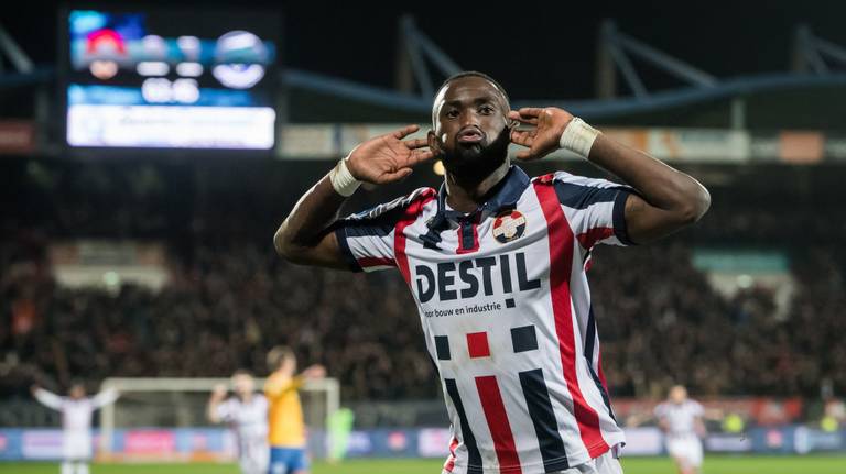 Fernando Lewis was bij zijn terugkeer van een blessure meteen van groot belang voor Willem II (foto: VI Images).