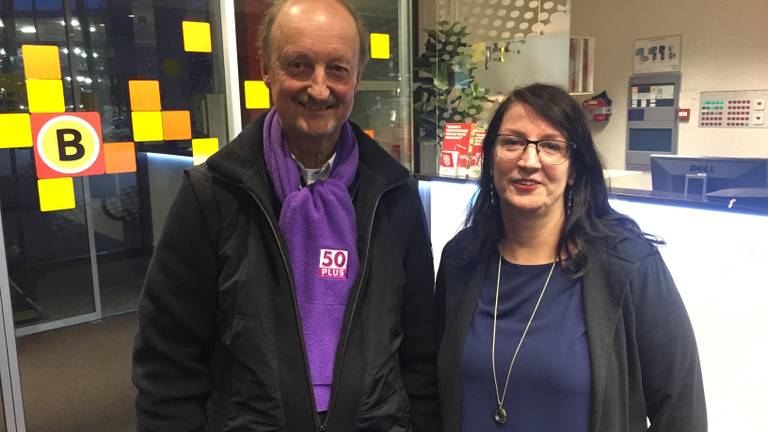 Jan Frans Brouwers en Jolanda van Hulst, Wim van Overveld was al weg voordat de foto genomen werd. (Foto: Hans Janssen)