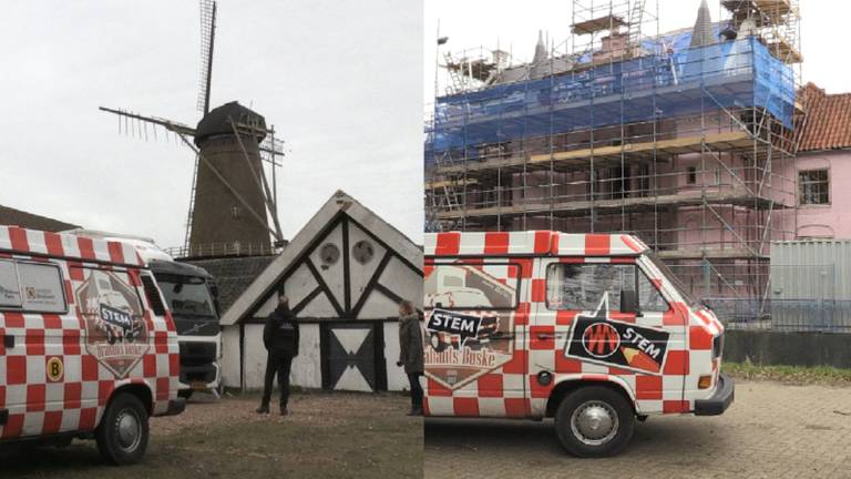 De molen gaat weer draaien en het Roze Kasteel wordt wit.