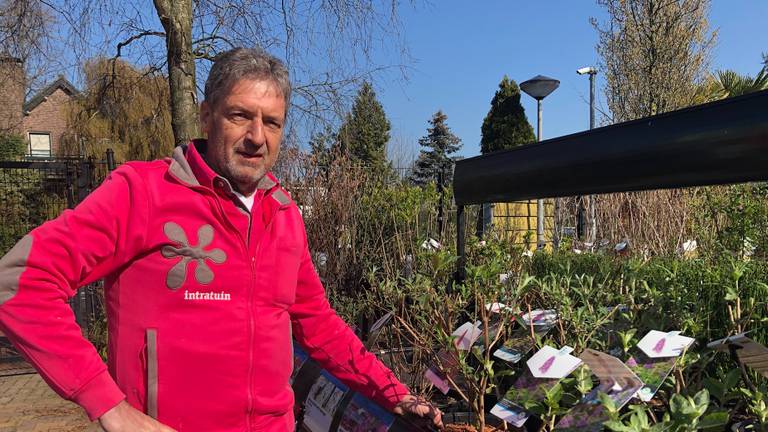 Volgens Hans Arnold van Intratuin in Halsteren zijn de vlinderstruiken niet aan te slepen (Foto; Erik Peeters)