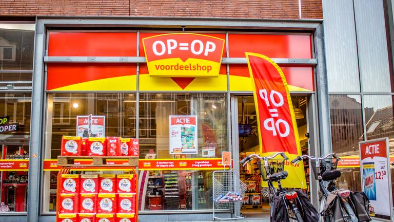 Een winkel van de Op=Op Voordeelshop. Foto Ginopress