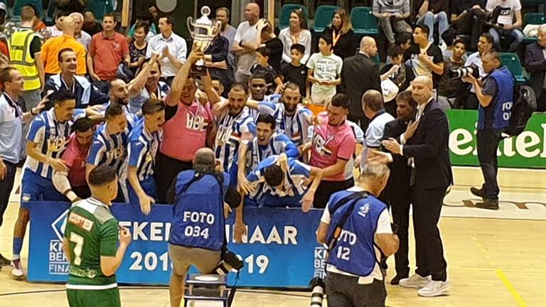 Bekerwinnaar zaalvoetbal 2018-19: FC Eindhoven. (Foto: FC Eindhoven futsal)