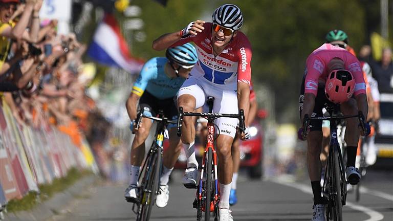 Mathieu van der Poel won vorige maand de Amstel Gold Race (foto: VI Images).