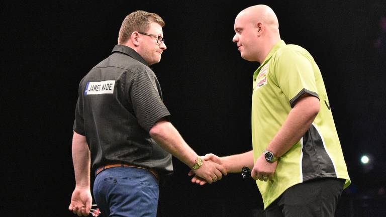 Michael van Gerwen tegen James Wade (foto: VI Images).