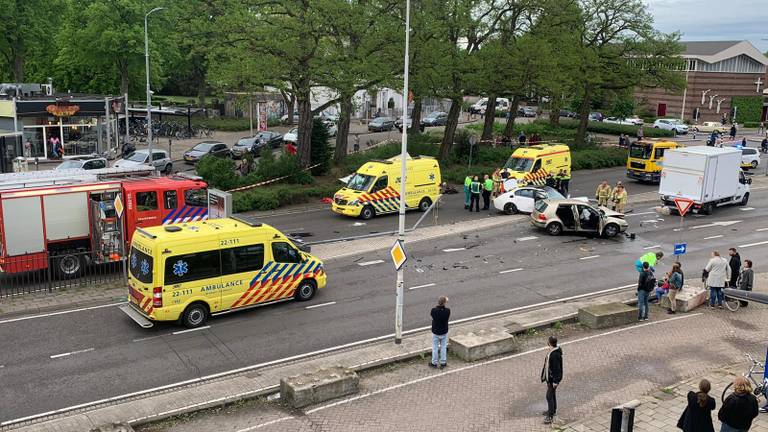 De Marconilaan is afgesloten. (Foto: SQ Vision)