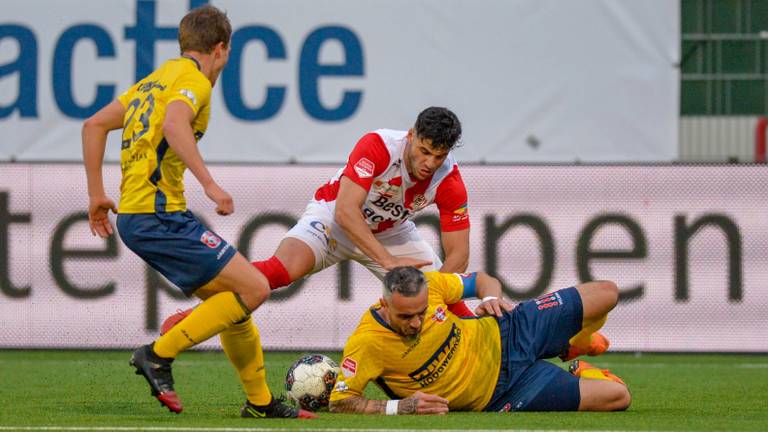 TOP OSS in een eerdere wedstrijd tegen FC Dordrecht (foto: OrangePictures).