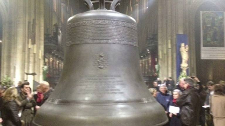 De klok van Eijsbouts in de Notre-Dame in Parijs. (Archieffoto: Omroep Brabant)