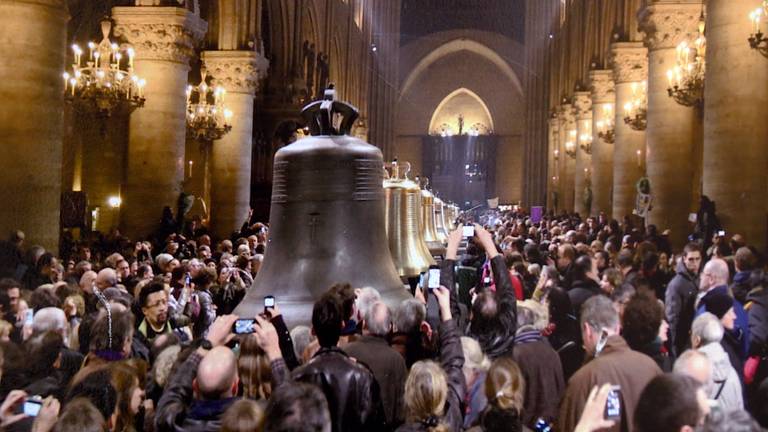 De Mariaklok in de Notre-Dame in Parijs