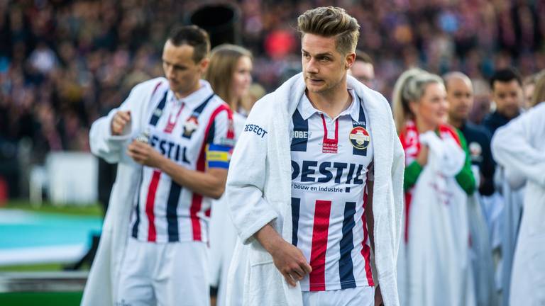 Willem II'er Jordens Peters na verloren bekerfinale (foto: VI Images).