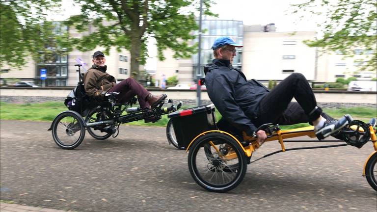 Kees Ooms (links) doet voor de derde keer mee aan Hersenletsel on Tour. (Foto: Eva de Schipper)