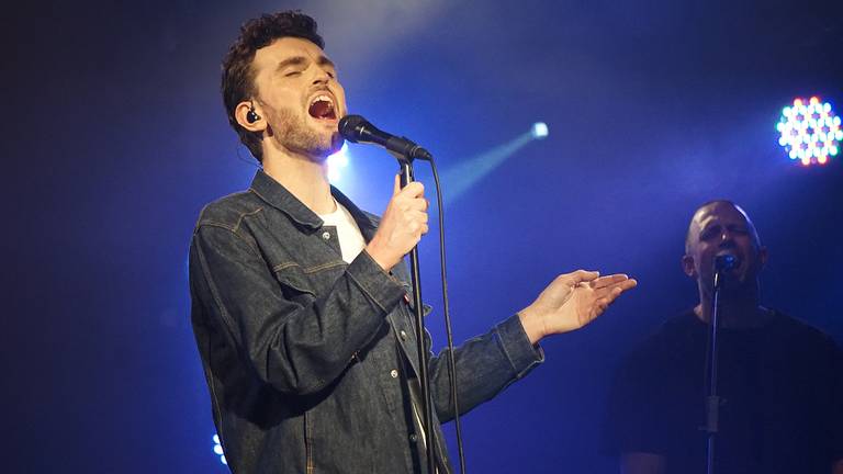 Duncan Laurence in Tel Aviv. (Foto: Omroep Brabant)