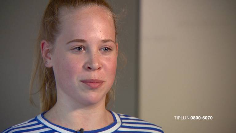 Het slachtoffer van 16 doet haar verhaal in Bureau Brabant. (Foto: Bureau Brabant)
