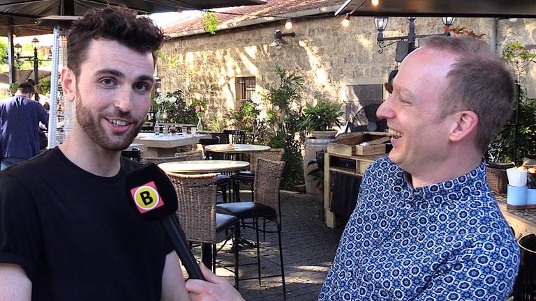 Duncan Laurence en Tom van den Oetelaar