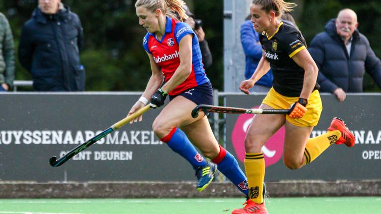 Den Bosch moet zaterdag in de achtervolging tegen SCHC in de halve finale van de play-offs. (Foto: Orange Pictures)