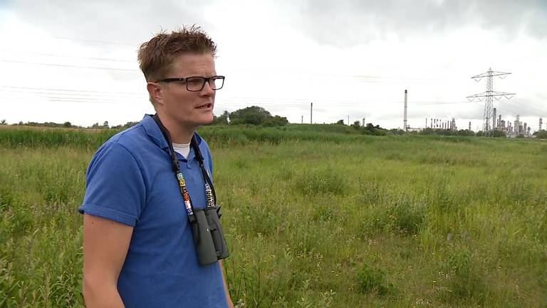 Ecoloog Roland-Jan Buijs in Moerdijk.