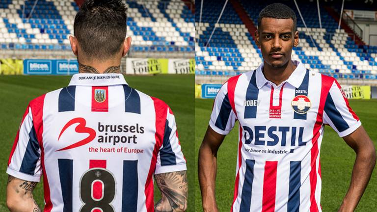 Het unieke shirt voor bekerfinale tegen Ajax (Foto: Willem II)