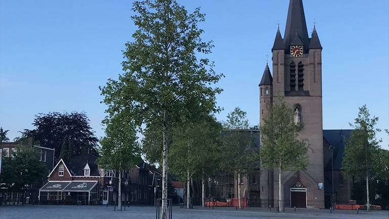 De rust is weer teruggekeerd op de Markt. (Foto: politie Valkenswaard)