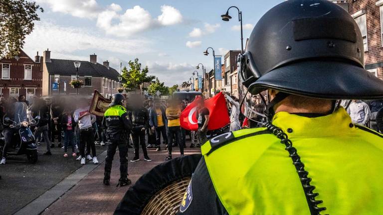 De demonstratie liep eind mei uit de hand. (Foto: Rob Engelaar)