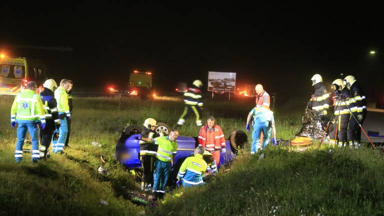 De brandweer heeft geassisteerd bij de hulpverlening. (Foto: 112journaal)