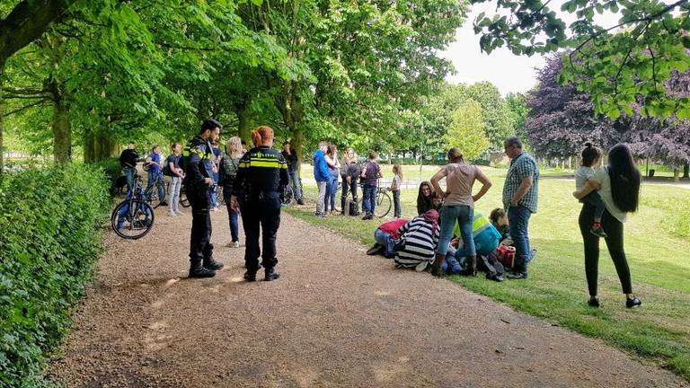 Er was een vechtpartij tussen twee scholieren van het 2College Durendael in Oisterwijk (Foto: Toby de Kort).