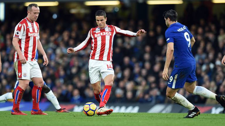 Afellay in actie voor Stoke City. (Foto: VI Images)