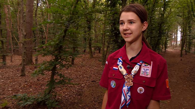 Renske Olde (14) uit Mill gaat naar Amerika voor het grote scouting evenement Jamboree.