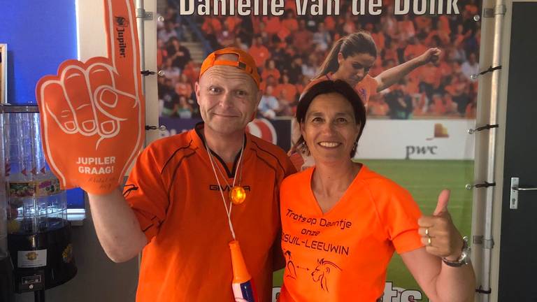 Eric en Nicole zijn meer dan trots op hun Daantje. (foto: Imke van de Laar)