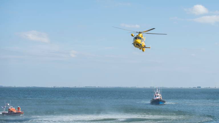 Hulpdiensten zijn bijna twee uur aan het zoeken geweest naar de man. (Foto: GinoPress)