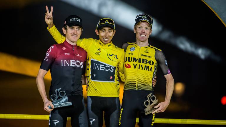 Tourwinnaar Bernal en Kruijswijk starten woensdag in Chaam (Foto: ANP)