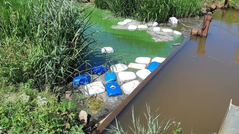 Er werden in juli 140 vaten gedumpt (foto: politie.nl).