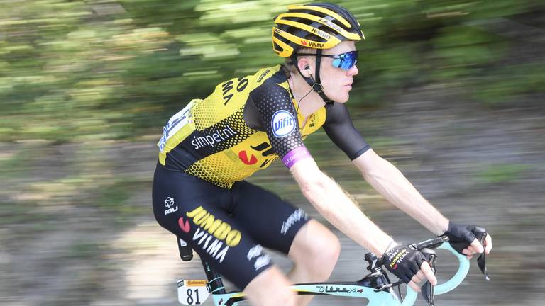 Steven Kruijswijk in de Tour de France. Foto: VI Images