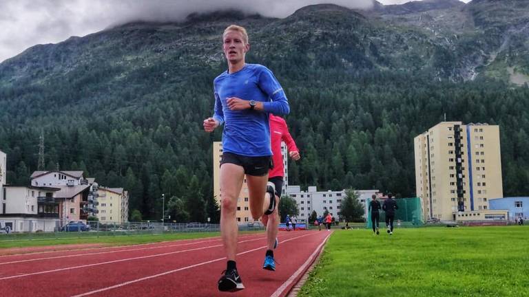 Björn Koreman tijdens een trainingsstage in Zwitserland (archieffoto: Rijk Nabuurs).