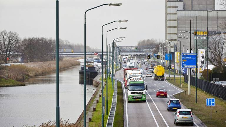 De N279 bij Veghel. (Foto: Provincie Noord-Brabant)