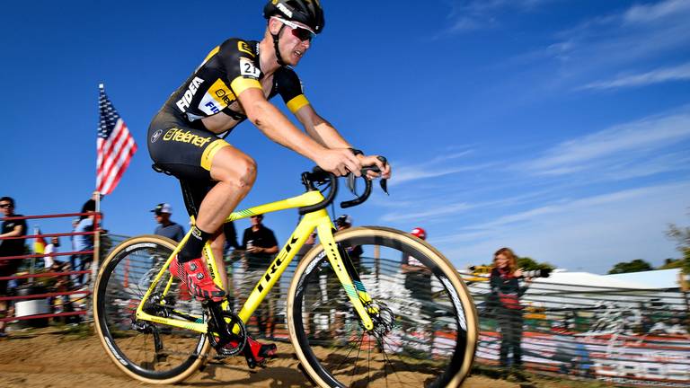 Corné van Kessel in actie tijdens wereldbekerwedstrijd in Iowa van 2017 (Foto: VI Images)