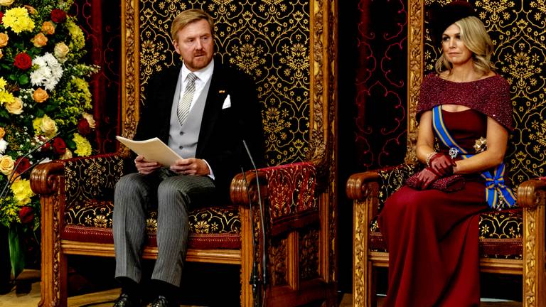 Koning Willem-Alexander sprak voor het eerst over Eindhoven in de Troonrede (Foto: ANP).