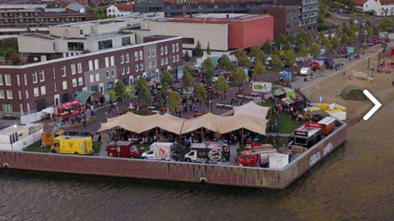 Hippe Happen Festival vanuit de lucht (archieffoto: organisatie).