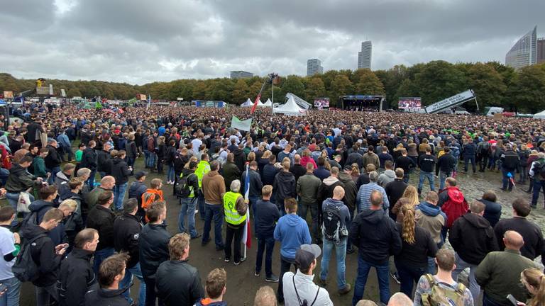 Massaal boerenprotest op het Malieveld. (Foto: Niels Penninkhof)