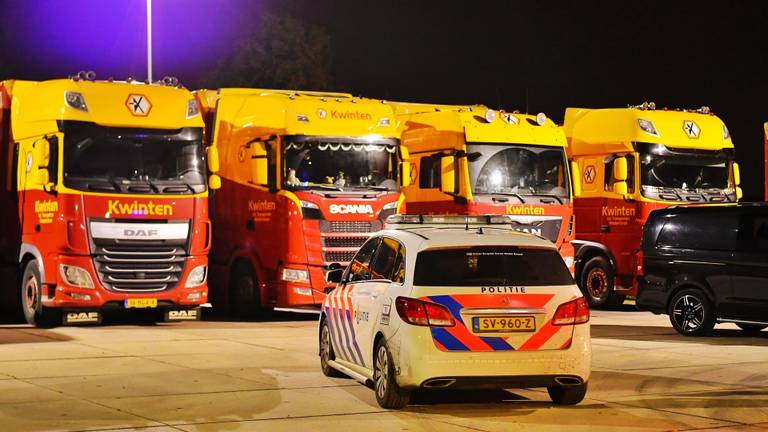 De politie is bezig met een onderzoek (foto: Rico Vogels/SQ Vision Mediaprodukties).