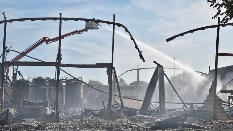 Van het pand is niets meer over. (Foto: Toby de Kort/De Kort Media)