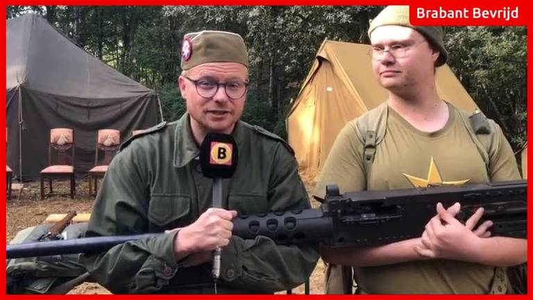 Floyd met een Browning M2.